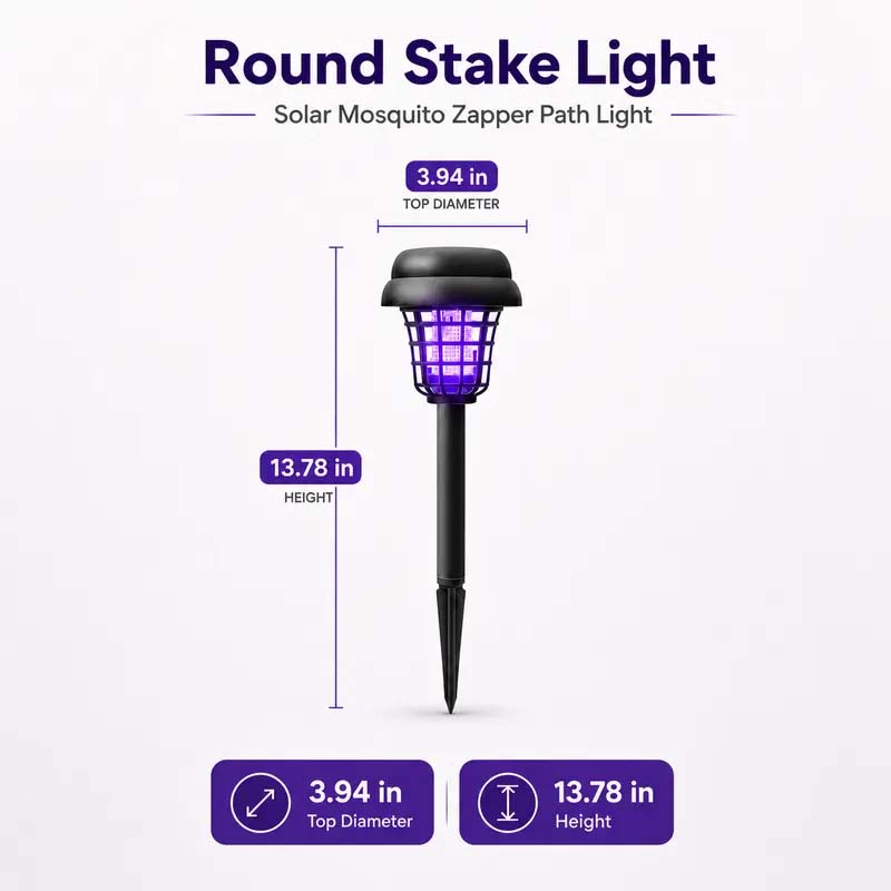 🦟Solar-Powered UV Mosquito Killer Lamp