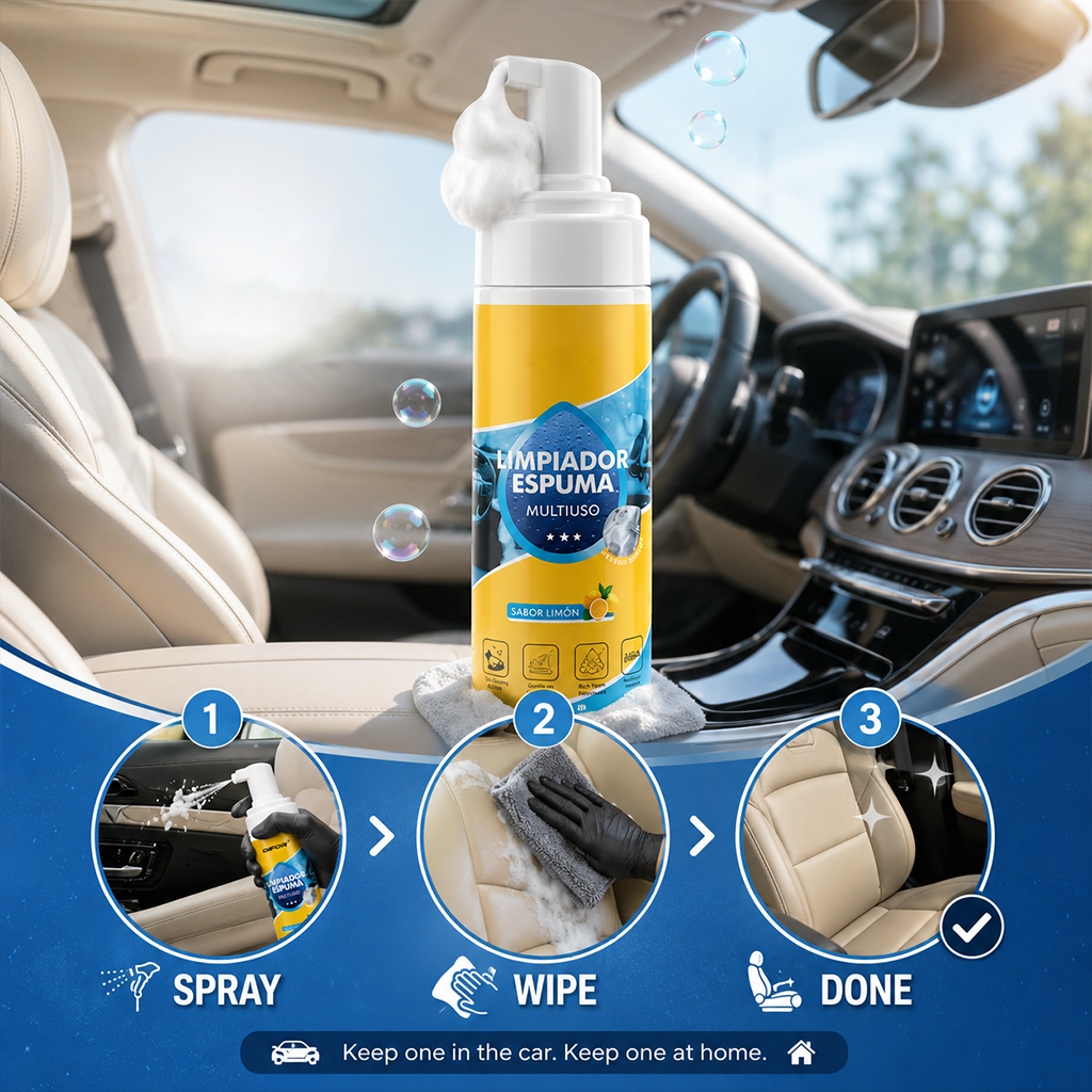 🥳2026 HOT SALE💥Heavy Duty 4 in 1 Multi Enzyme Foam Cleaner Spray ✨