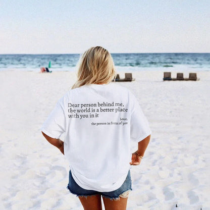 Buy More Save More🔥 'Dear Person Behind Me' T-shirt