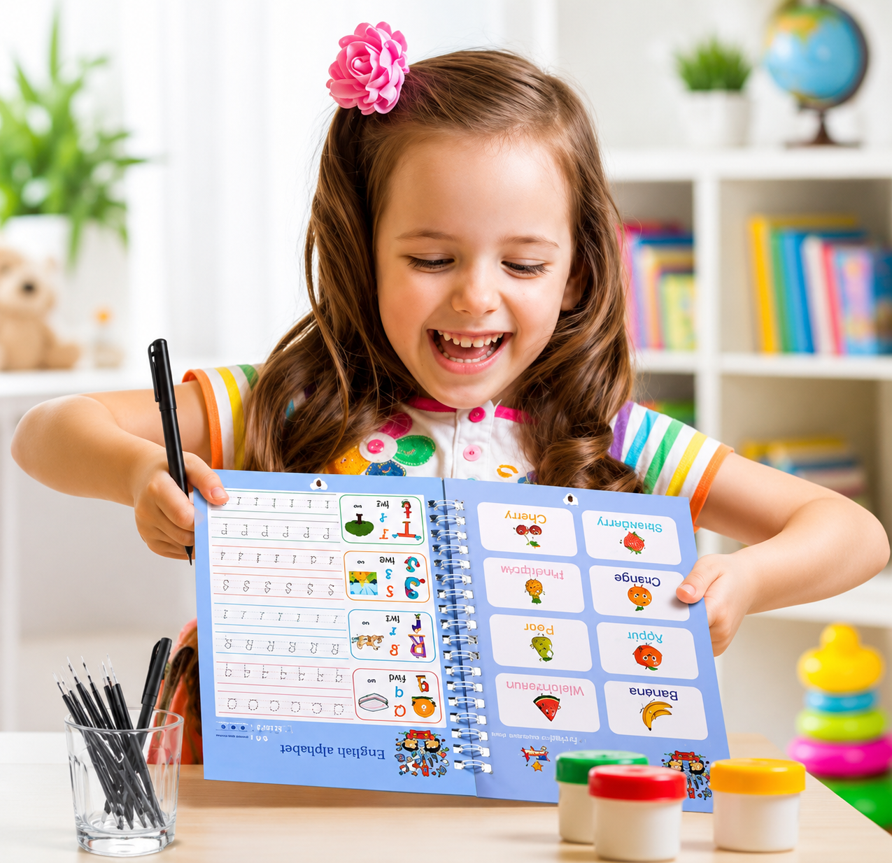 MagicBook | Kids Practice Copybook Set (4Pcs/Set)