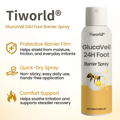 Tiworld® GlucaVeil 24H Foot Barrier Spray