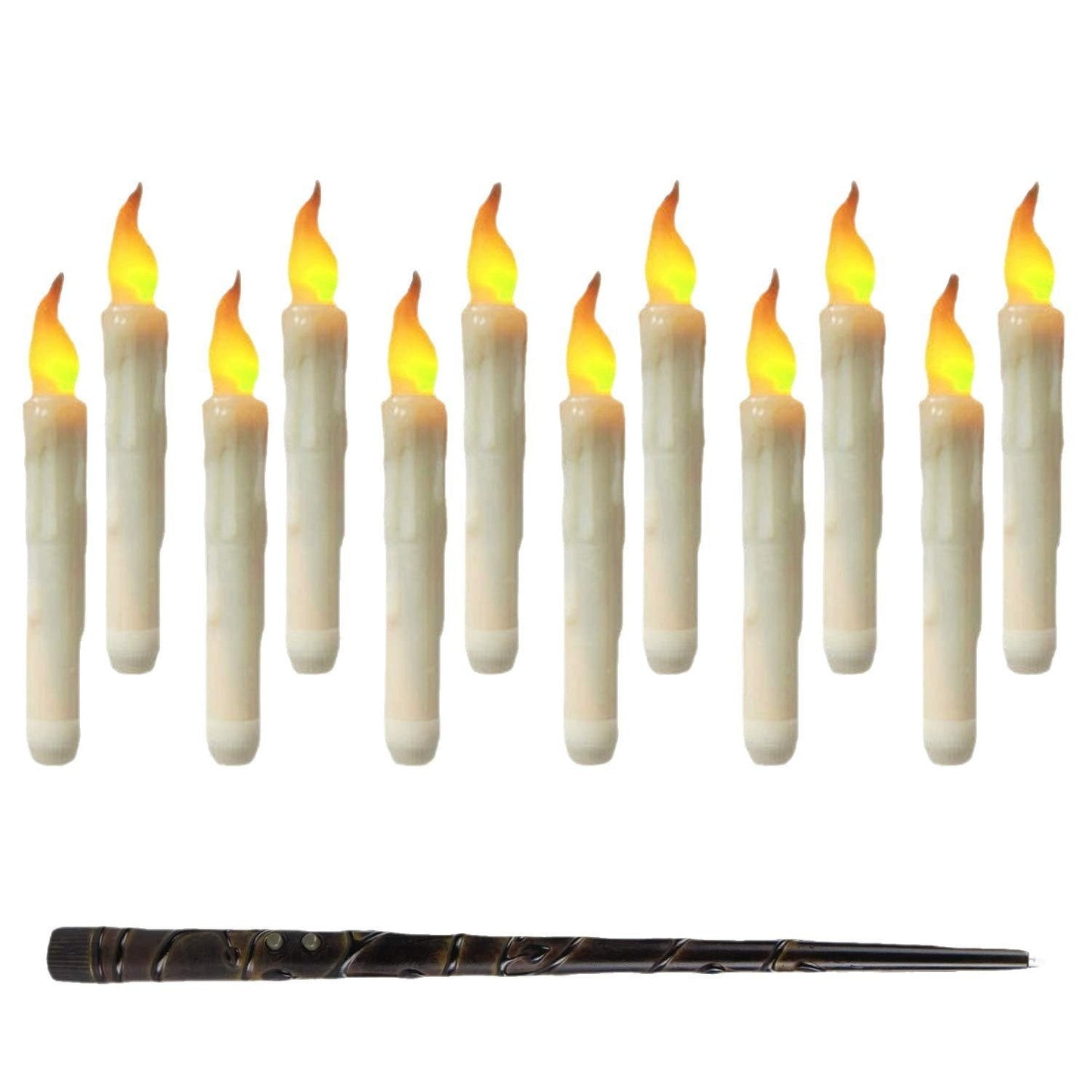 👻👻Flameless Candles with Magic Wand Remote 🔥