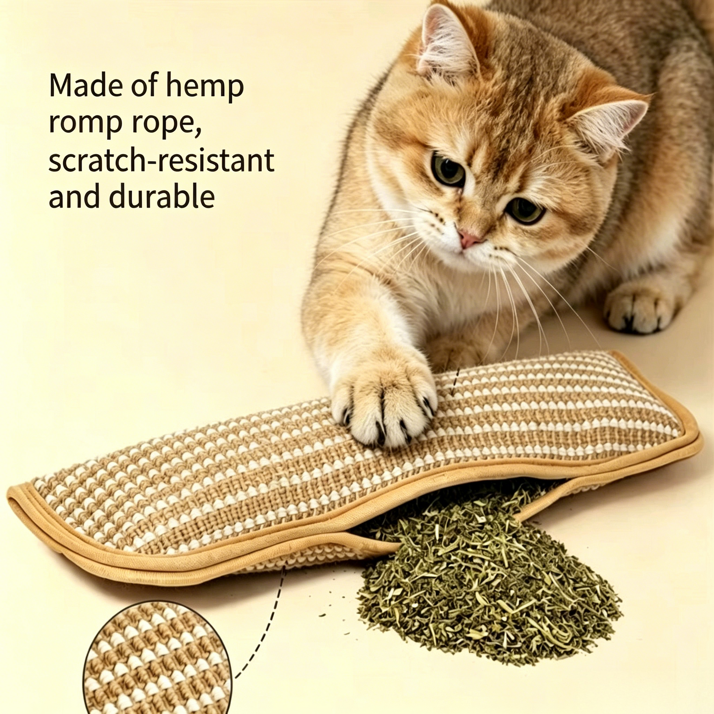 🐱💨 Interactive Catnip Chew Toy