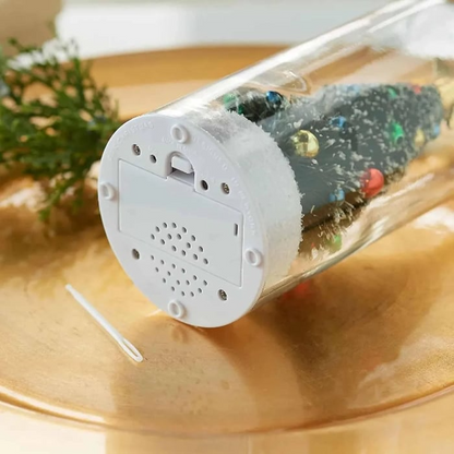 🎅🎄Mr. Christmas Recordable Christmas Tree Message In A Bottle