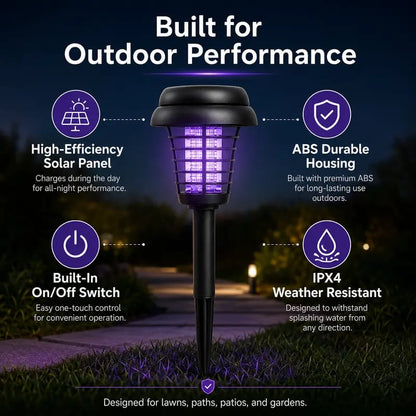🦟Solar-Powered UV Mosquito Killer Lamp