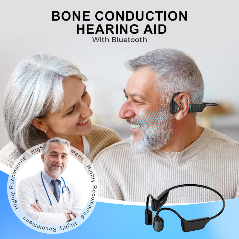 Feel the Joy. Shop the Season 🎄💖 💥 LIMITED TIME OFFER!🔥SEAGRIL Bone Conduction Smart Hearing Aid Bluetooth Earphones