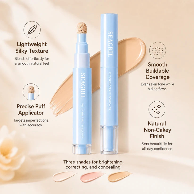 Last Day-Buy 1 Get 1 Free💙Dual-Effect Concealer & Powder Foundation