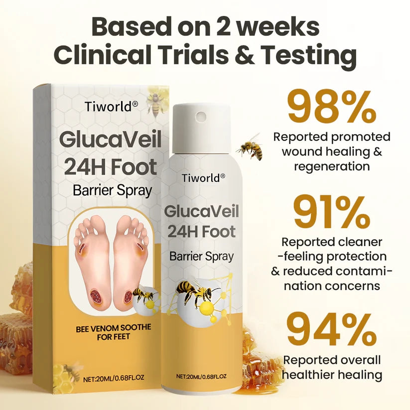 Tiworld® GlucaVeil 24H Foot Barrier Spray
