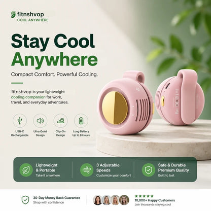 ⚡ Trending Now – Clip-On Mini Fan | Clip It Anywhere & Stay Cool