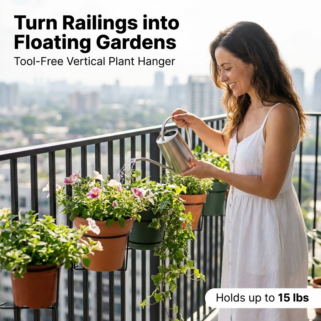 🎁Last Day 49% OFF🔥 Railing Plant Hanger