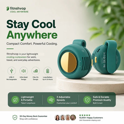 ⚡ Trending Now – Clip-On Mini Fan | Clip It Anywhere & Stay Cool