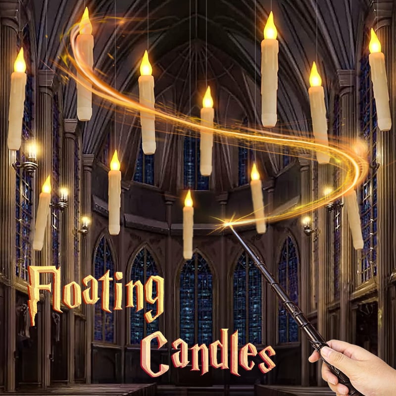 👻👻Flameless Candles with Magic Wand Remote 🔥