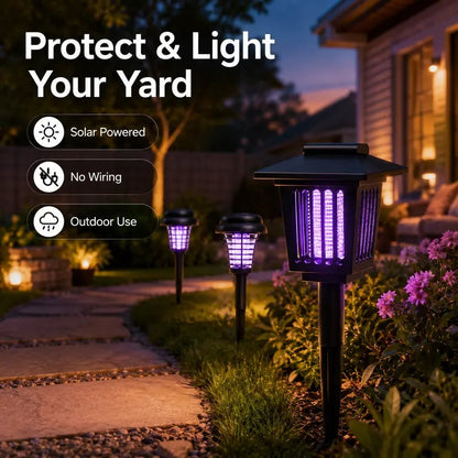🦟Solar-Powered UV Mosquito Killer Lamp