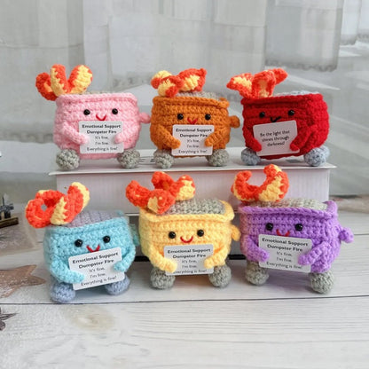 💖Handmade Crochet Dumpster Fire
