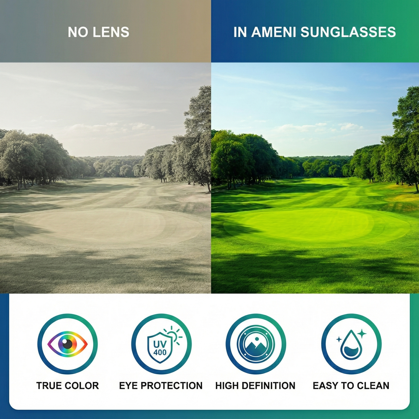 Tiworld™ Golf Ball Finding Glasses Polarized