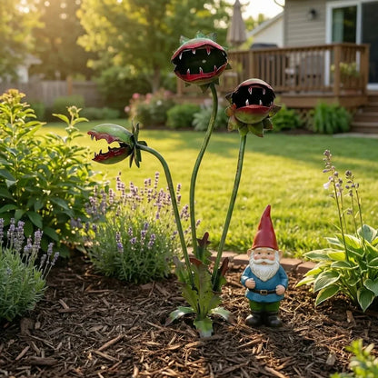 🔥LAST DAY 49% OFF - Whimsical Carnivorous Plant Garden Stake