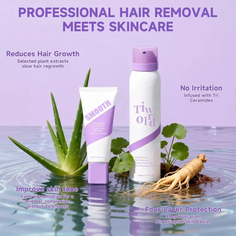 Pain-Free Hair Removal Cream for Sensitive Skin