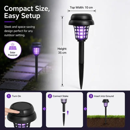 🦟Solar-Powered UV Mosquito Killer Lamp