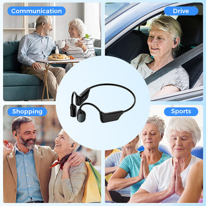 Feel the Joy. Shop the Season 🎄💖 💥 LIMITED TIME OFFER!🔥SEAGRIL Bone Conduction Smart Hearing Aid Bluetooth Earphones