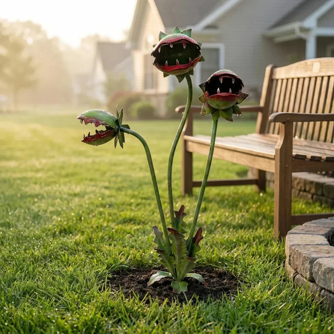 🔥LAST DAY 49% OFF - Whimsical Carnivorous Plant Garden Stake