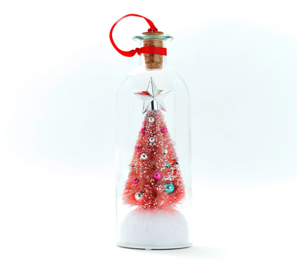 🎅🎄Mr. Christmas Recordable Christmas Tree Message In A Bottle